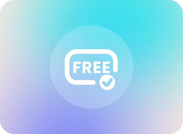 gradient blue free icon