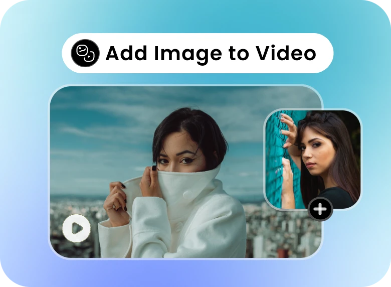 step 2 add image to video online in clipfly