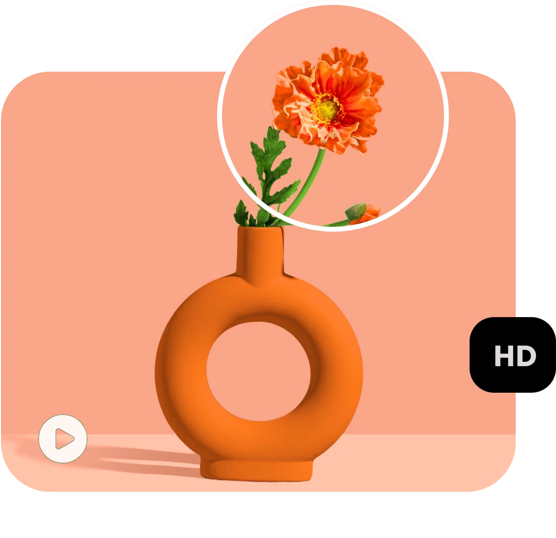 create a high quality video of flowers in clipfly video editor