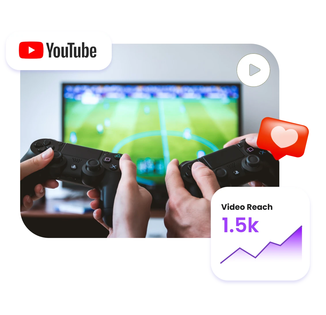 improve the engagement rate of a youtube channel with a video of playing soccer game