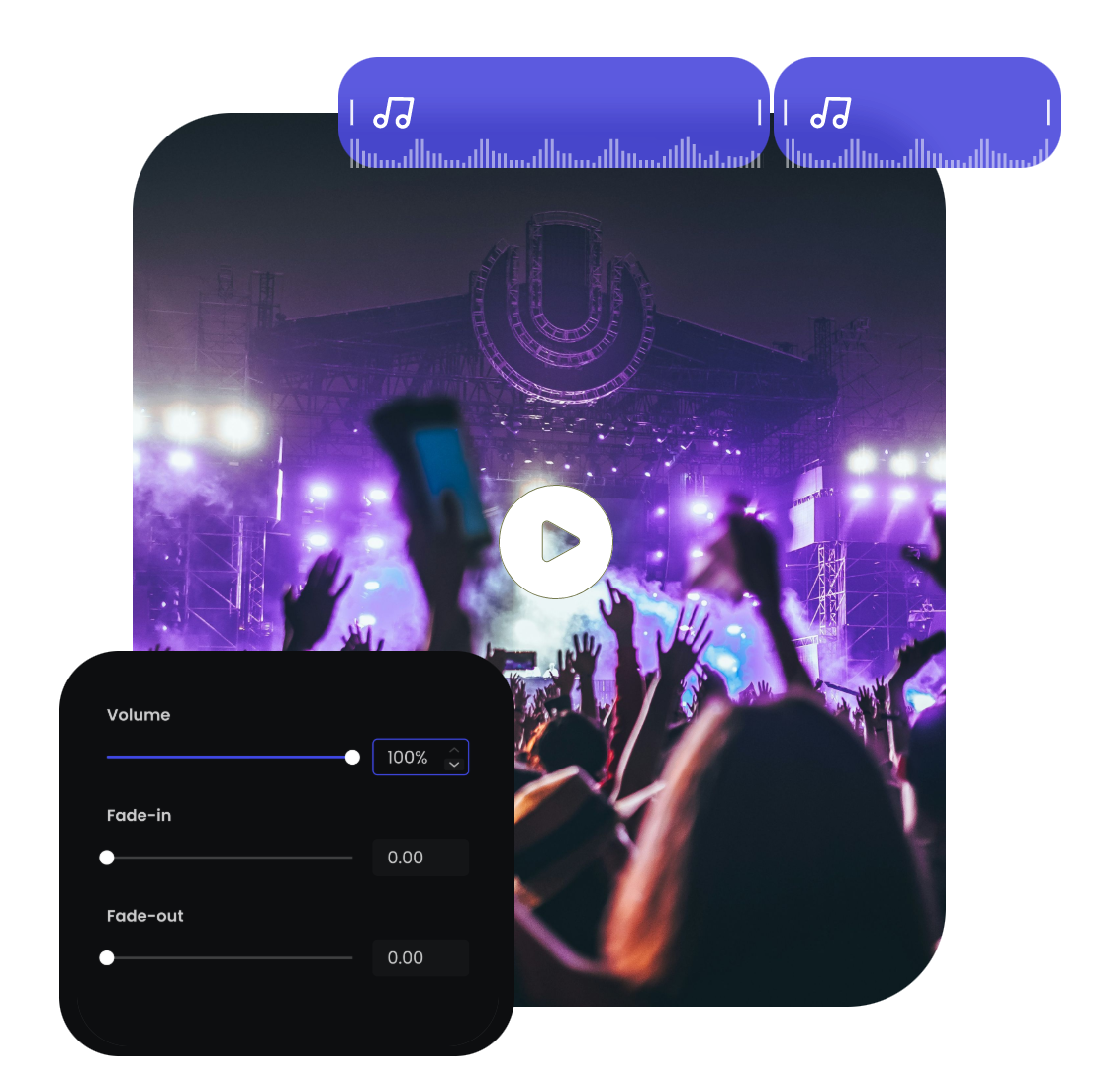 flexible customization of voice options in clipfly text reader to describe a live music show