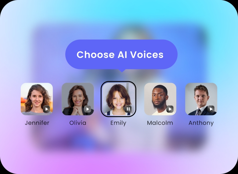 choose your ai voice in clipfly tts converter