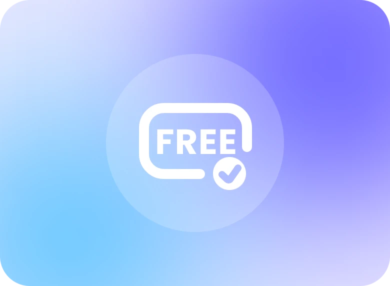 purple and blue icon for free to use