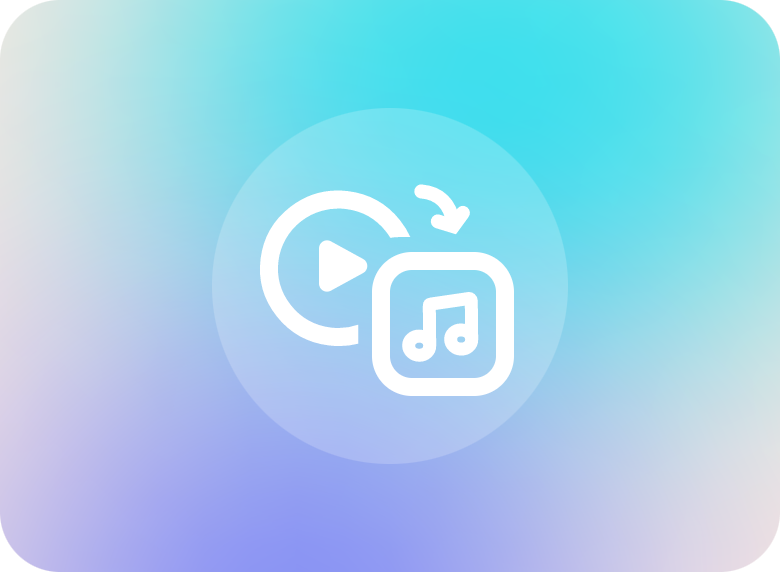 video to audio icon