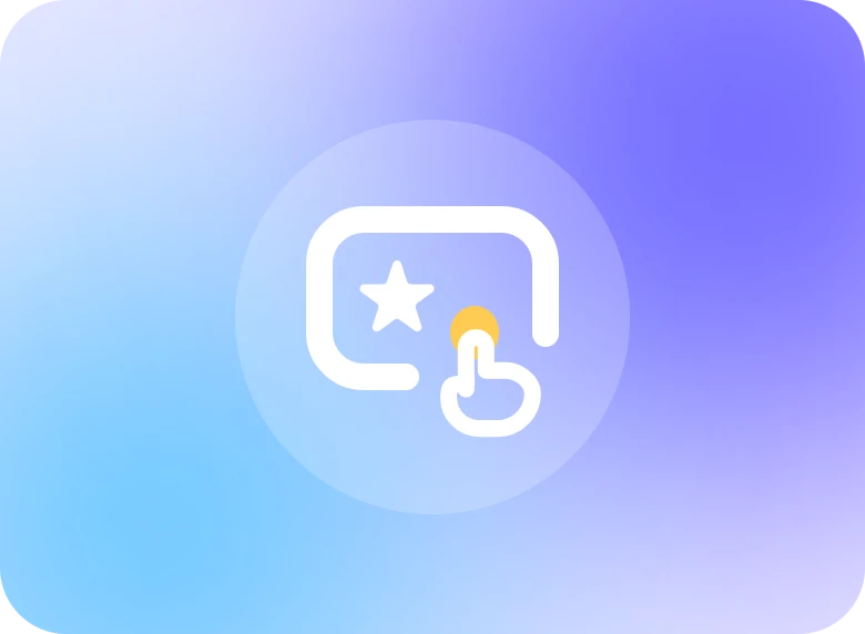 Blue gradient online icon