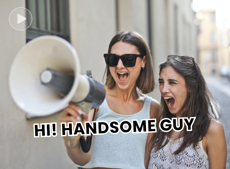 featured image for clipfly meme video maker featuring two lady girls crying for handsome guys