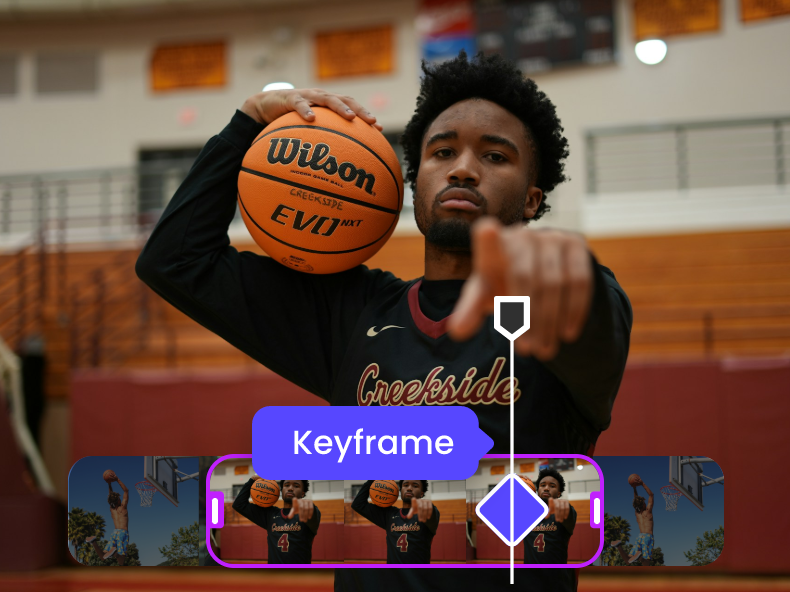 featured image for clipfly stop motion video maker featuring a basketball black boy