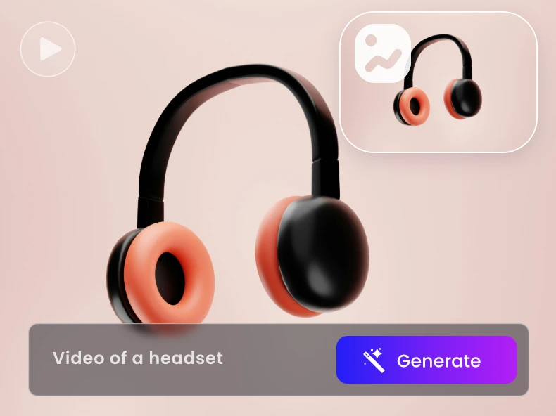 featured image for clipfly ai video ad generator featuring an orange and black headset