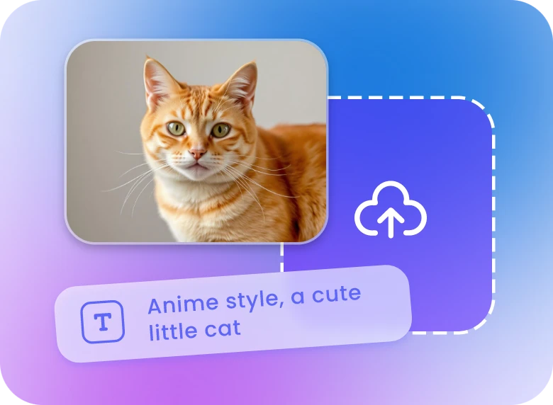 step 1 upload image or enter prompt to Clipfly AI animation video generator